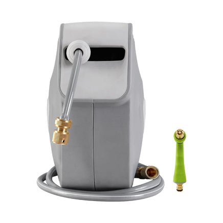 Water Hose Reel 30M Retractable Garden Auto Rewind Brass Spray Gun Home & Garden Kings Warehouse