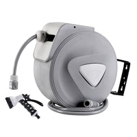 Water Hose Reel 30M Retractable Garden Auto Rewind Spray Gun Home & Garden Kings Warehouse