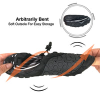 Water Shoes for Men and Women Soft Breathable Slip-on Aqua Shoes Aqua Socks for Swim Beach Pool Surf Yoga (Black Size US 11) Kings Warehouse