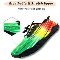 Water Shoes for Men and Women Soft Breathable Slip-on Aqua Shoes Aqua Socks for Swim Beach Pool Surf Yoga (Green Size US 10.5) Kings Warehouse 
