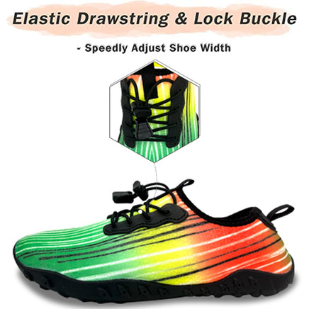 Water Shoes for Men and Women Soft Breathable Slip-on Aqua Shoes Aqua Socks for Swim Beach Pool Surf Yoga (Green Size US 6.5) Kings Warehouse