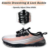 Water Shoes for Men and Women Soft Breathable Slip-on Aqua Shoes Aqua Socks for Swim Beach Pool Surf Yoga (Grey Size US 8.5) Kings Warehouse