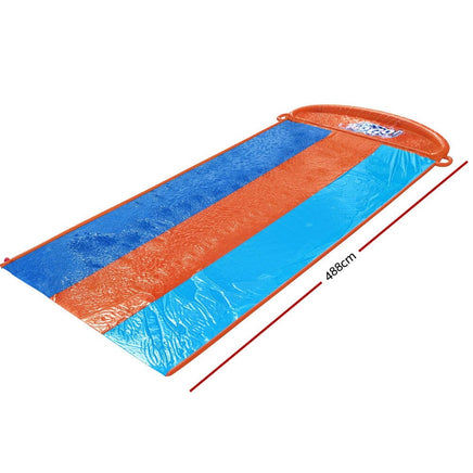 Water Slide Slip Kids 488cm Triple Slides Home & Garden Kings Warehouse
