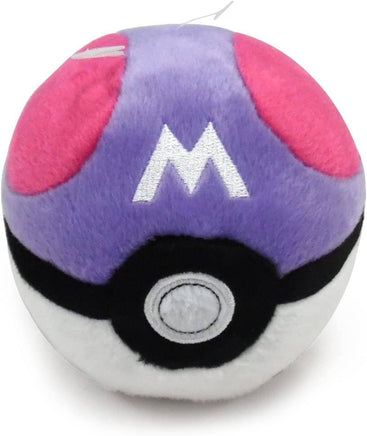 WCT Pokemon 5" Plush Pokeball Master Ball with Weighted Bottom Kings Warehouse