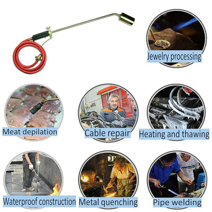 Weed Torch Burner Kit Shrub Weed Grass Killer Butane Gas Garden Tools Nozzl Hose BestSellers Kings Warehouse