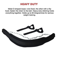 Weight Lifting Belt Gym Back Pull Up Chain Dipping Dip Body Building Training Sports & Fitness Kings Warehouse