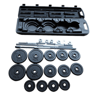 Weight Set Barbell Dumbell Dumb Bell Gym 50kg Plate Sports & Fitness Kings Warehouse