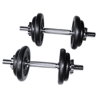 Weight Set Barbell Dumbell Dumb Bell Gym 50kg Plate Sports & Fitness Kings Warehouse