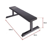Weights Flat Bench Press Home Gym Sports & Fitness Kings Warehouse