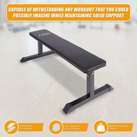 Weights Flat Bench Press Home Gym Sports & Fitness Kings Warehouse