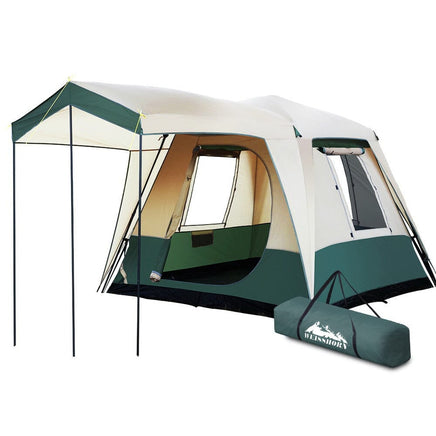 Weisshorn Instant Up Camping Tent 4 Person Pop up Tents Family Hiking Dome Camp BLACK FRIDAY: Gym & Fitness Kings Warehouse