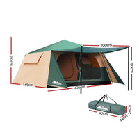 Weisshorn Instant Up Camping Tent 8 Person Pop up Tents Family Hiking Dome Camp BestSellers Kings Warehouse