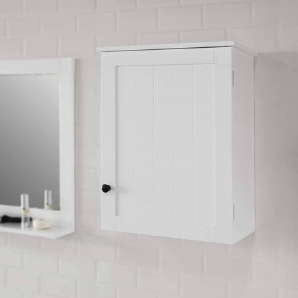 White Wall Cabinet with Door 40x52cm Kings Warehouse