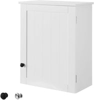 White Wall Cabinet with Door 40x52cm Kings Warehouse