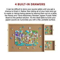 Wooden Jigsaw Puzzle Table Board Storage Table Tray Puzzle For Adult Kid Baby & Kids Kings Warehouse