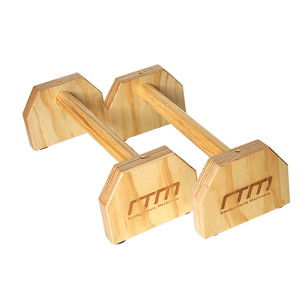 Wooden Parallette Bars Push Up & Dip Workouts Sports & Fitness Kings Warehouse