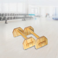 Wooden Parallette Bars Push Up & Dip Workouts Sports & Fitness Kings Warehouse