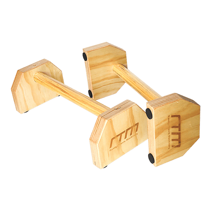 Wooden Parallette Bars Push Up & Dip Workouts Sports & Fitness Kings Warehouse