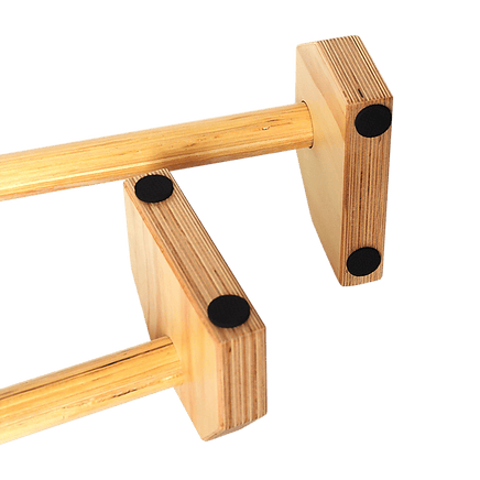 Wooden Parallette Bars Push Up & Dip Workouts Sports & Fitness Kings Warehouse