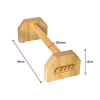 Wooden Parallette Bars Push Up & Dip Workouts Sports & Fitness Kings Warehouse