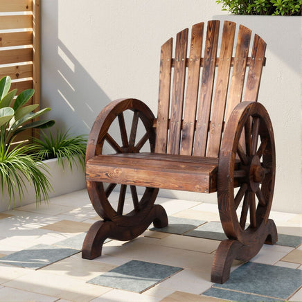 Wooden Wagon Chair Outdoor Furniture Kings Warehouse