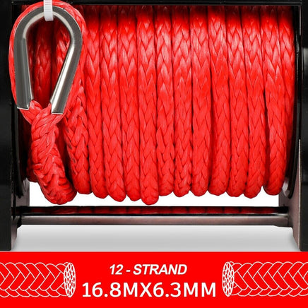 X-BULL Electric Winch 6000LBS 12V BOAT Synthetic Rope Wireless Remote 4WD ATV UTV Baby & Kids Kings Warehouse