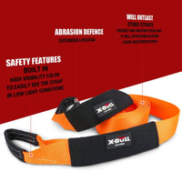 X-BULL Winch Recovery Kit 13PCS Recovery tracks /Snatch Strap Off Road 4X4 Auto Accessories Kings Warehouse