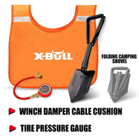 X-BULL Winch Recovery Kit 13PCS Recovery tracks /Snatch Strap Off Road 4X4 Auto Accessories Kings Warehouse
