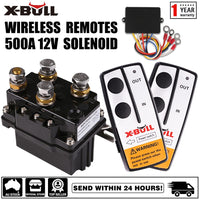 X-BULL Winch Solenoid Relay 12V 500A Winch Controller Twin Wireless Remote4WD4x4 Auto Accessories Kings Warehouse
