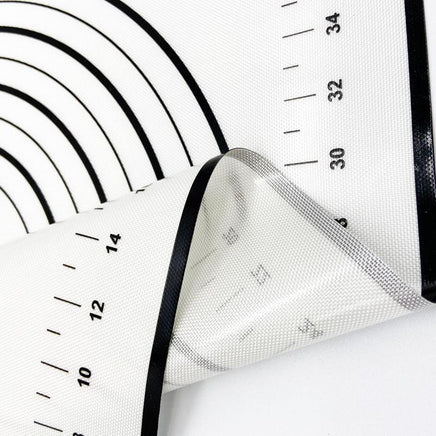 X Large Silicone Pastry Mat Thick Non Stick Baking Mat with Measurement 40*60 cm Fondant Mat Counter Mat Dough Rolling Mat Oven Liner Pie Crust Mat Red Home & Garden Kings Warehouse