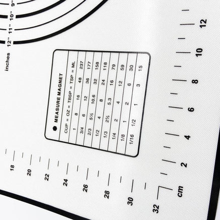 X Large Silicone Pastry Mat Thick Non Stick Baking Mat with Measurement 40*60 cm Fondant Mat Counter Mat Dough Rolling Mat Oven Liner Pie Crust Mat Red Home & Garden Kings Warehouse