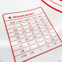 X Large Silicone Pastry Mat Thick Non Stick Baking Mat with Measurement 40*60 cm Fondant Mat Counter Mat Dough Rolling Mat Oven Liner Pie Crust Mat Red Home & Garden Kings Warehouse