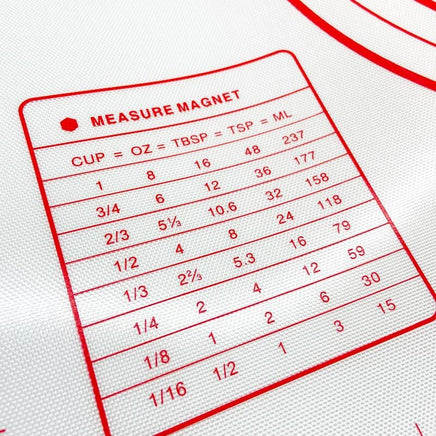 X Large Silicone Pastry Mat Thick Non Stick Baking Mat with Measurement 40*60 cm Fondant Mat Counter Mat Dough Rolling Mat Oven Liner Pie Crust Mat Red Home & Garden Kings Warehouse