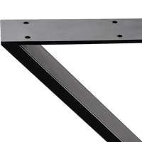 X Shaped Table Bench Desk Legs Retro Industrial Design Fully Welded Furniture Kings Warehouse