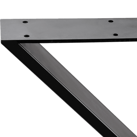 X Shaped Table Bench Desk Legs Retro Industrial Design Fully Welded Furniture Kings Warehouse