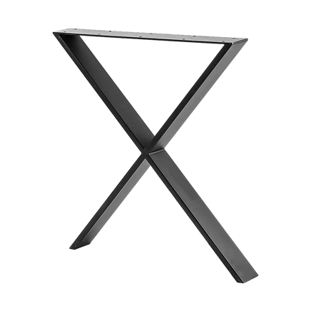 X Shaped Table Bench Desk Legs Retro Industrial Design Fully Welded Furniture Kings Warehouse