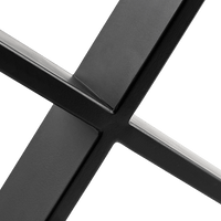 X Shaped Table Bench Desk Legs Retro Industrial Design Fully Welded Furniture Kings Warehouse