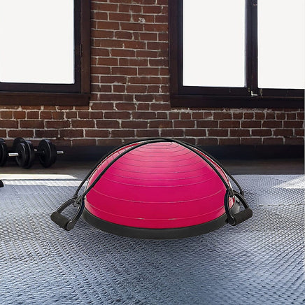Yoga Balance Trainer Exercise Ball for Arm, Leg, Core Workout with Pump, 2 Resistance Bands Sports & Fitness Kings Warehouse