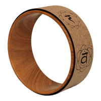 Yoga Pilates Wheel Cork Circle Prop Back Chest Hips Abdomen Stretch Roller Sports & Fitness Kings Warehouse