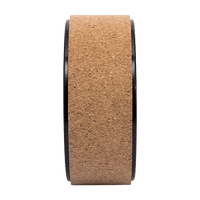 Yoga Pilates Wheel Cork Circle Prop Back Chest Hips Abdomen Stretch Roller Sports & Fitness Kings Warehouse