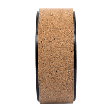 Yoga Pilates Wheel Cork Circle Prop Back Chest Hips Abdomen Stretch Roller Sports & Fitness Kings Warehouse