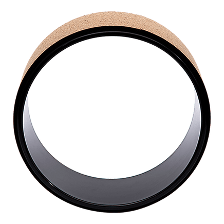 Yoga Pilates Wheel Cork Circle Prop Back Chest Hips Abdomen Stretch Roller Sports & Fitness Kings Warehouse
