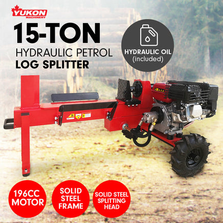 Yukon 15 Ton Unleaded Petrol Log Splitter Tools Kings Warehouse