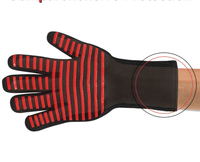 1 Pair Heat Proof Glove red Kings Warehouse