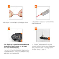 1000PCS Deutsch DT Connector Plug Kit With Genuine Deutsch Crimp Tool Auto Marine Kings Warehouse