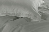 1000TC Tailored Double Size Grey Duvet Doona Quilt Cover Set Kings Warehouse