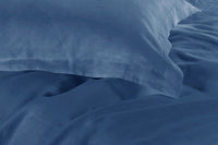1000TC Tailored Queen Size Quilt/Doona/Duvet Cover Set - Greyish Blue Kings Warehouse