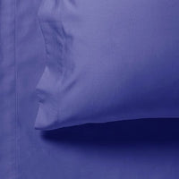 1000TC Ultra Soft King Size Bed Royal Blue Flat & Fitted Sheet Set Kings Warehouse