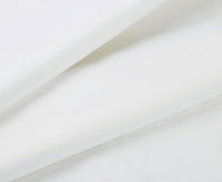 1000TC Ultra Soft Single Size Bed White Flat & Fitted Sheet Set Kings Warehouse