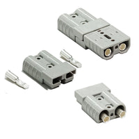 10x Anderson Style Plug connector 50AMP Caravan Trailer Solar 6AWG GREY Kings Warehouse